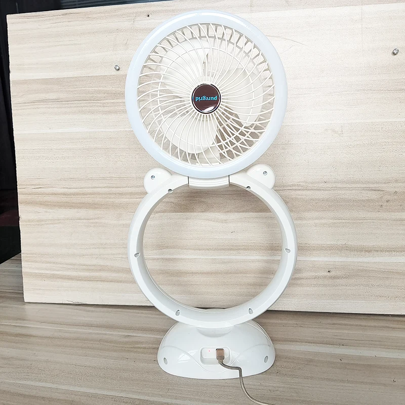 Portable Cartoon Rechargable Fan with light