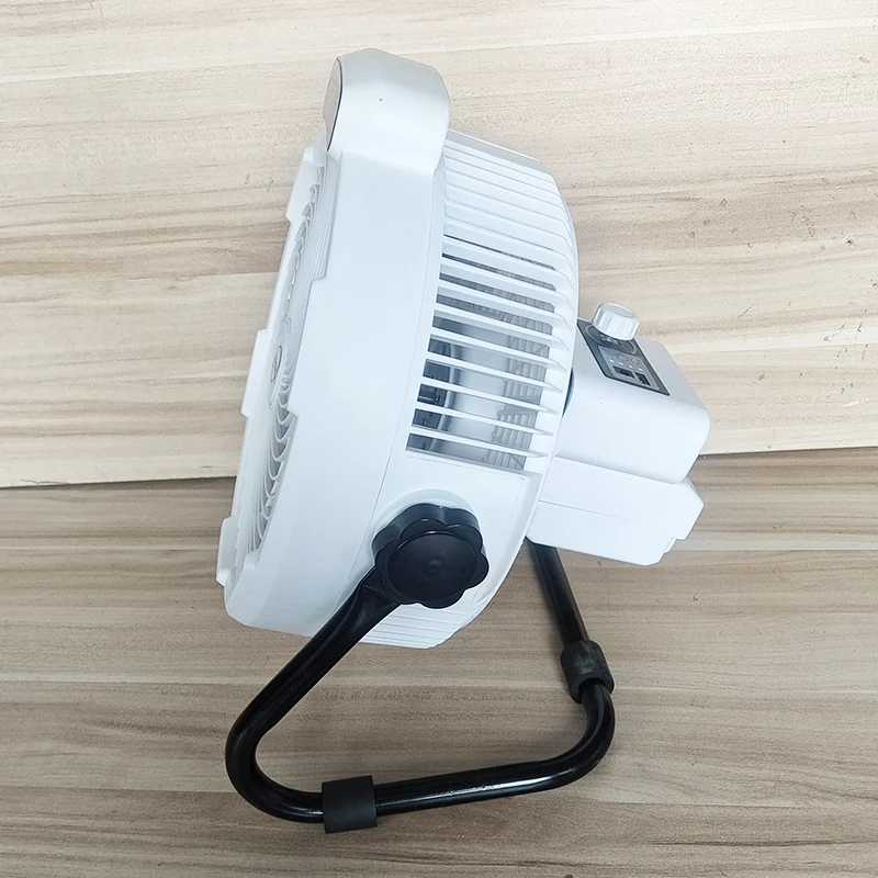 8inch rechargeable fan with LED light