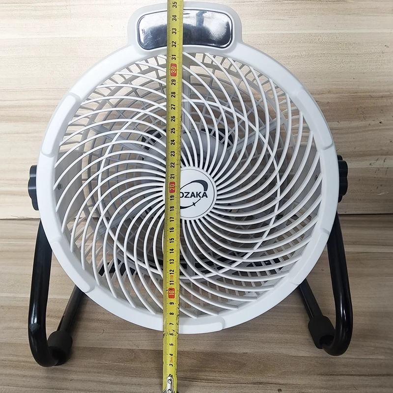 8inch rechargeable fan with LED light