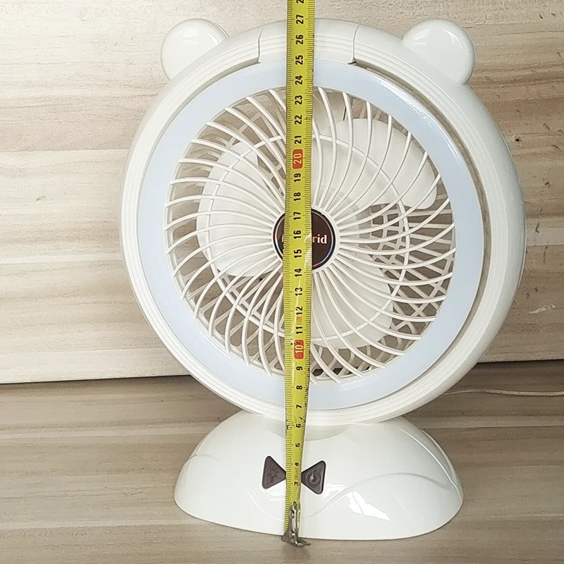 Portable Cartoon Rechargable Fan with light