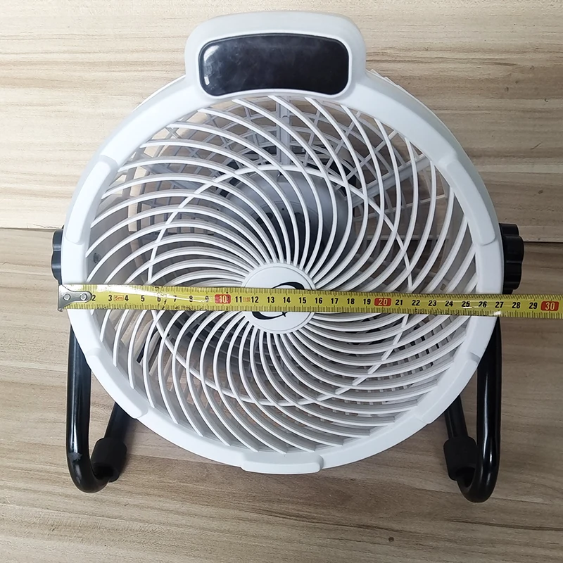 8inch rechargeable fan with LED light