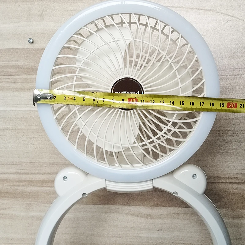 Portable Cartoon Rechargable Fan with light